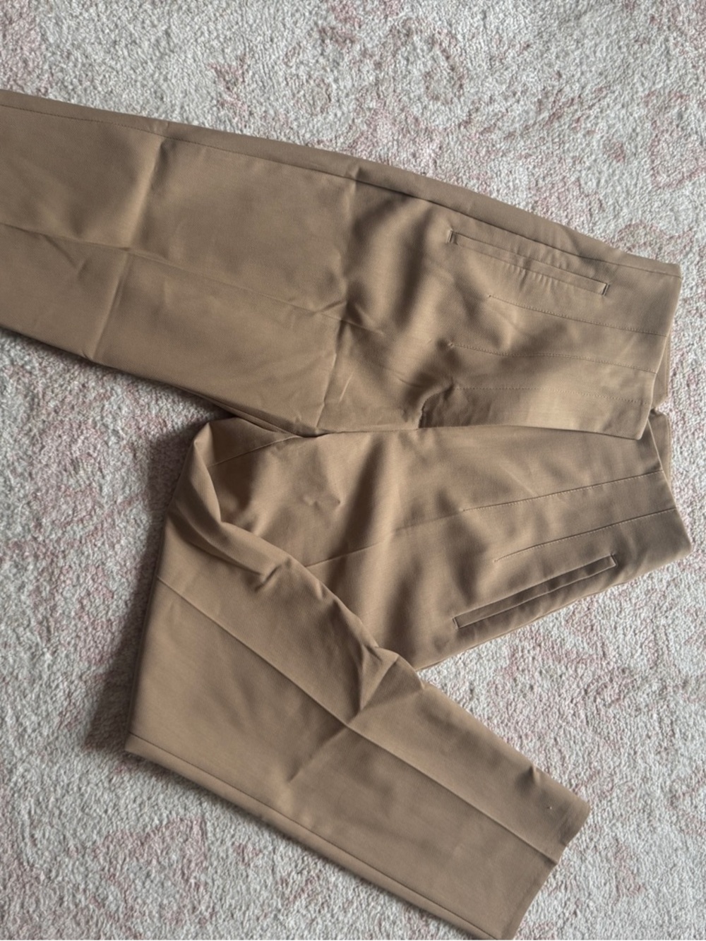 Zara Beige Tailored Dress Pants